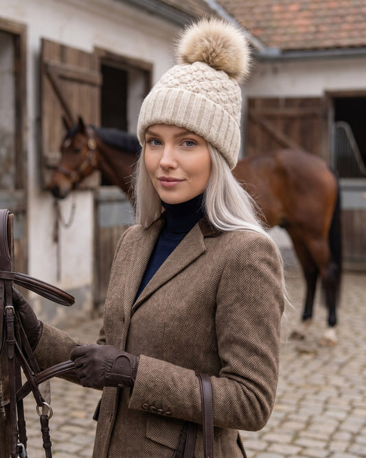 Czapka zimowa damska Lana — na modelce